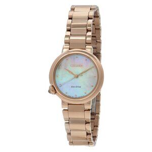FX04340B NWT Citizen Fashion Ladies Eco-Drive Steel Authentic Watch
